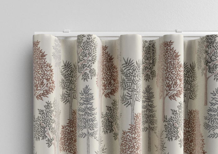 Coppice Faux Silk, Ginger - Made to Measure Curtain - Image 13